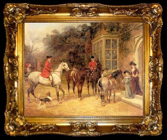 framed  unknow artist Classical hunting fox, Equestrian and Beautiful Horses, 209., ta009-2